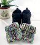 Multicoloured Boot Cuffs, Bright Crochet Ankle Warmers, One Size. - Image 6