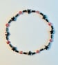 Tourmaline & Hematite Star Bracelet, Anniversary, October Birthday, Libra Gift - Image 5