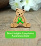 Non-Hodgkin Lymphoma Awareness Bear Pin, Handmade Tiny Teddy Support Badge - Image 9