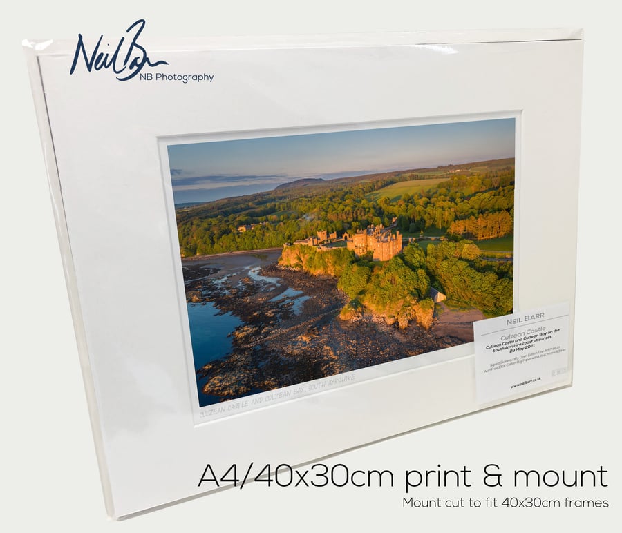Culzean Castle, South Ayrshire, Scotland - A4 (40x30cm) Unframed Print