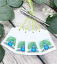 Peacock & Friends Gift Tags - set of 4 tags