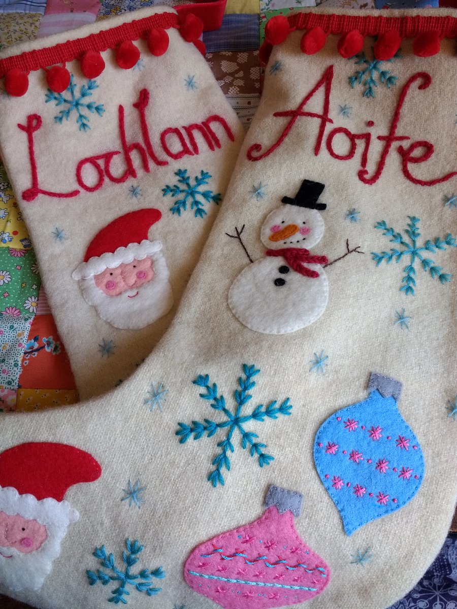 Large sized Custom made Christmas Stocking
