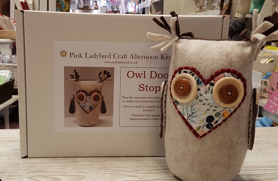 Craft Afternoon Kits - Owl Door Stop