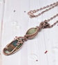 Labradorite and Bloodstone Double Stone Pendant - Image 9