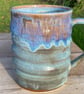 Wheel Thrown Stoneware Swirly MadeWithMud Mug - Image 6