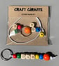Dad or Daddy Keyring Making Kit - Fathers Day Craft Kit - Image 2