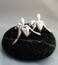 Sterling Silver Open Your Heart earrings - Image 2