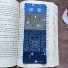 Handmade fabric Bookmark - Cats - Dandelion Seeds - Book accessories