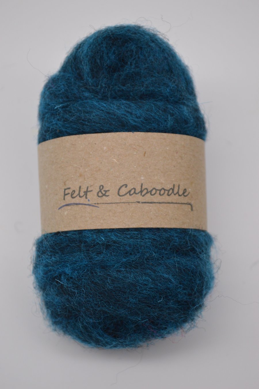 Carded Corriedale woolcolour mix, Blue