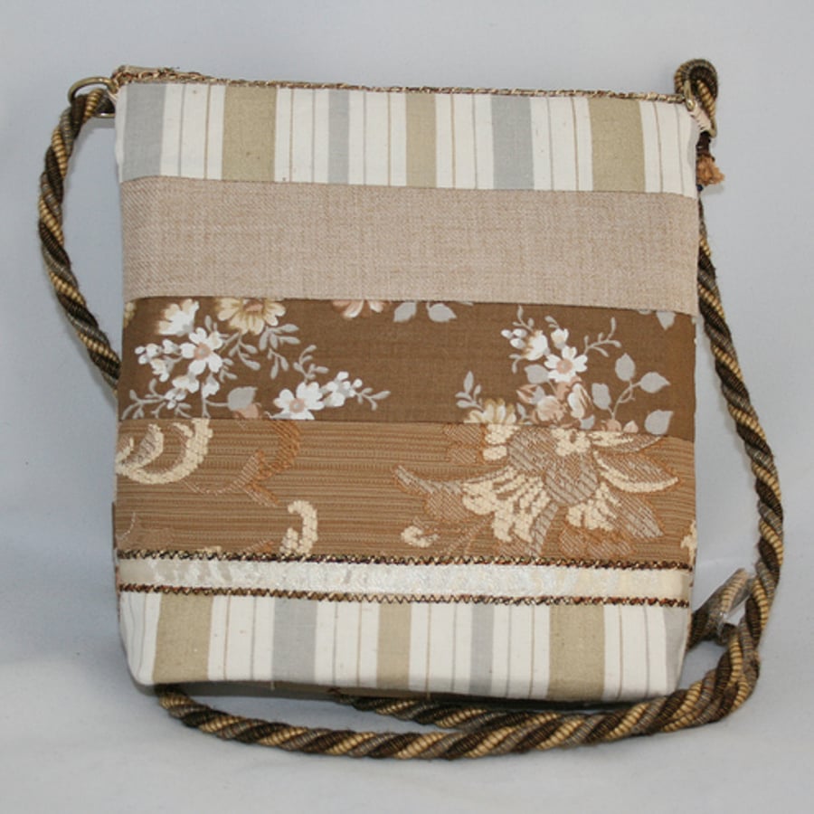 Shades of Coffee - Patchwork Bag