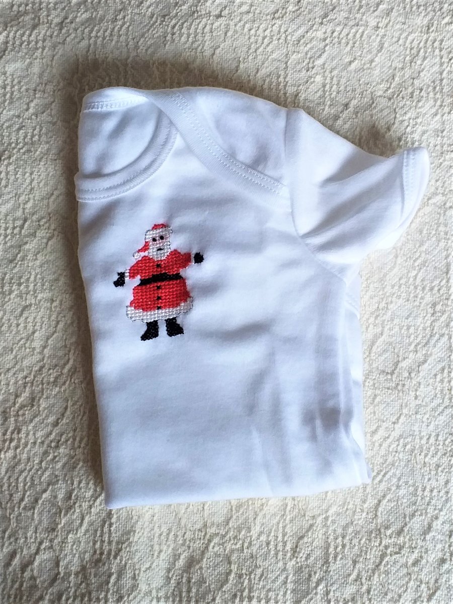 Father Christmas Vest Age 9-12 Months