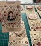 Anne Boleyn Wooden Pin Badge – Tudor Queen Illustration – Eco Friendly UK made - Image 3