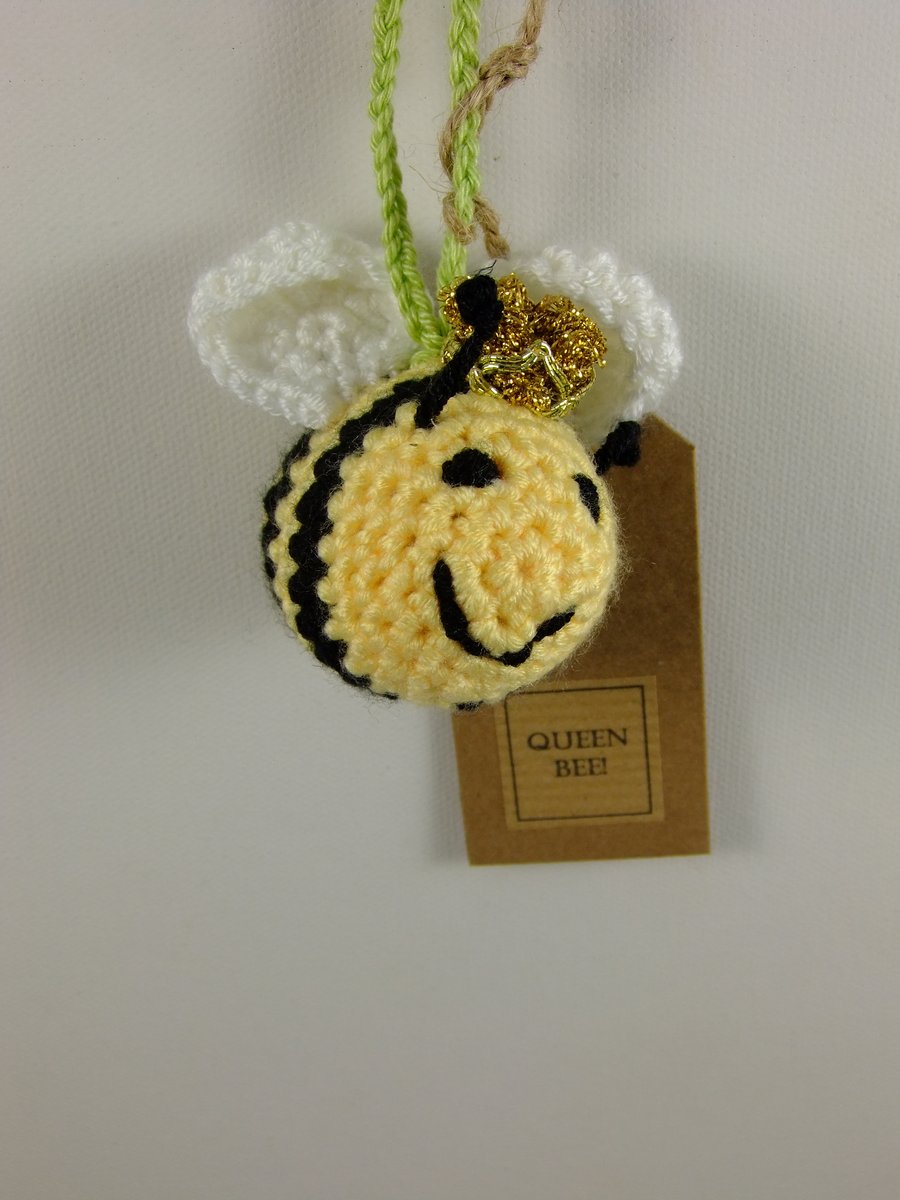 Queen Bee Crochet Hanger