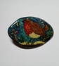 Handmade clay brooch  - Image 1
