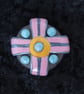 Ancient Celtic Shield Brooch - Polymer Clay Brooch - Pin Brooch - Image 1