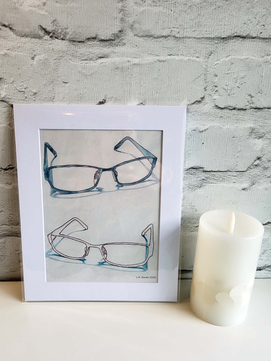 Mixed Media Art Print (Mounted) - 'Looking Good' Limited Edition