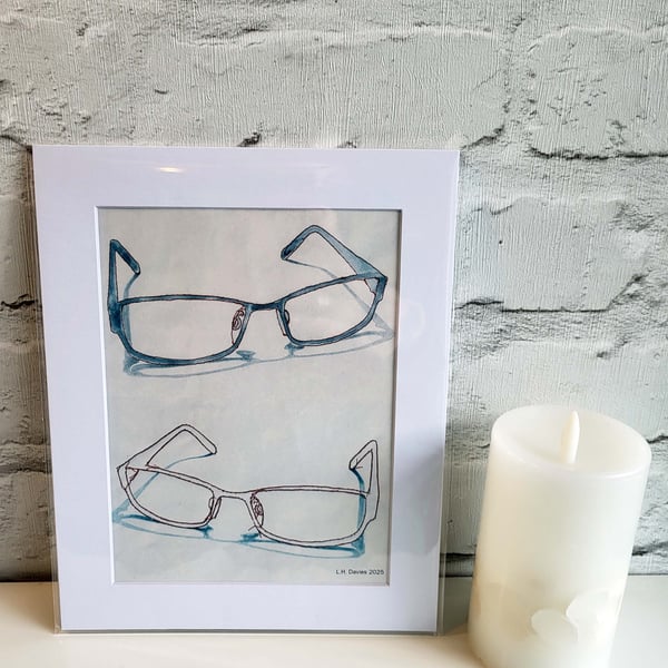 Mixed Media Art Print (Mounted) - 'Looking Good' Limited Edition