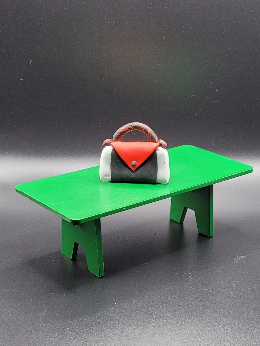 Polymer clay handbag 112 scale miniature novelty gift
