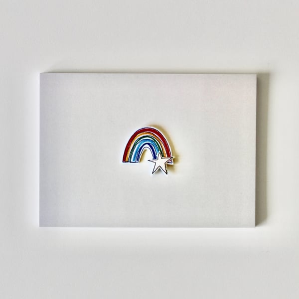 Rainbow Postcard