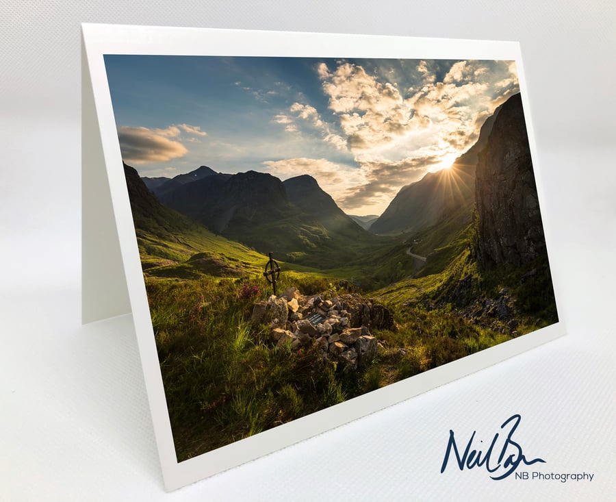 Glen Coe Ralston - Scotland Greeting Card by Neil Barr