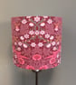 Raspberry Pink Blackthorn Sanderson Cottage Core Vintage Fabric Lampshade  - Image 5