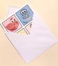 Blank Card with Patterned Ukrainian Eggs, Chicks and Chicken Q-PSQ - Image 7