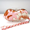 Amy Butler Tree Peony Wristlet purse/Glasses case