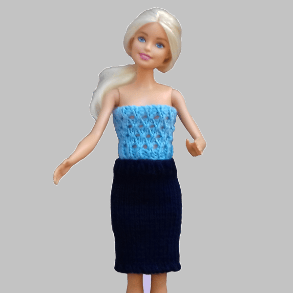 KNITTING PATTERN PDF Tube Skirts for Doll