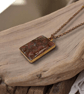 Rhodonite Pendant in Deep Pink with Rose Gold Plating - Zodiac and Anti-Anxiety  - Image 4