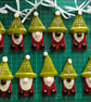 Glass Christmas Gnome Hanging Decoration - Seconds - Image 3