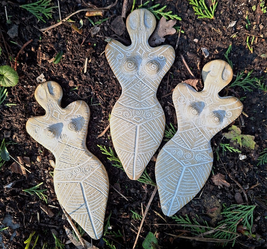 Ceramic Spiral Goddess - Neolithic