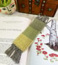 Hand Woven Bookmark in Handspun Yarn in Plant Dyed Yarns - Image 3