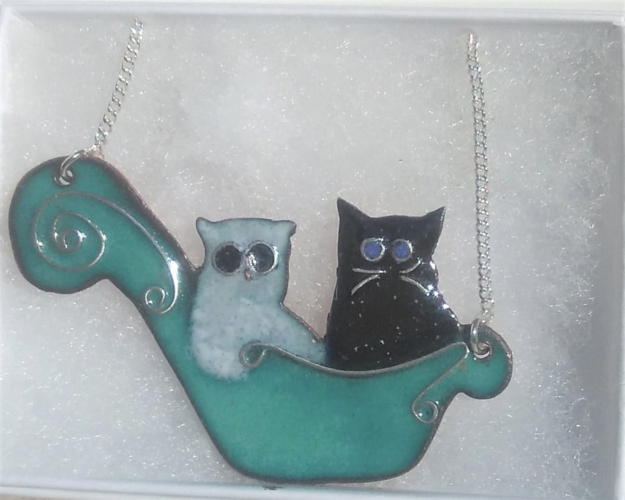 'The Owl and the Pussycat ' necklace