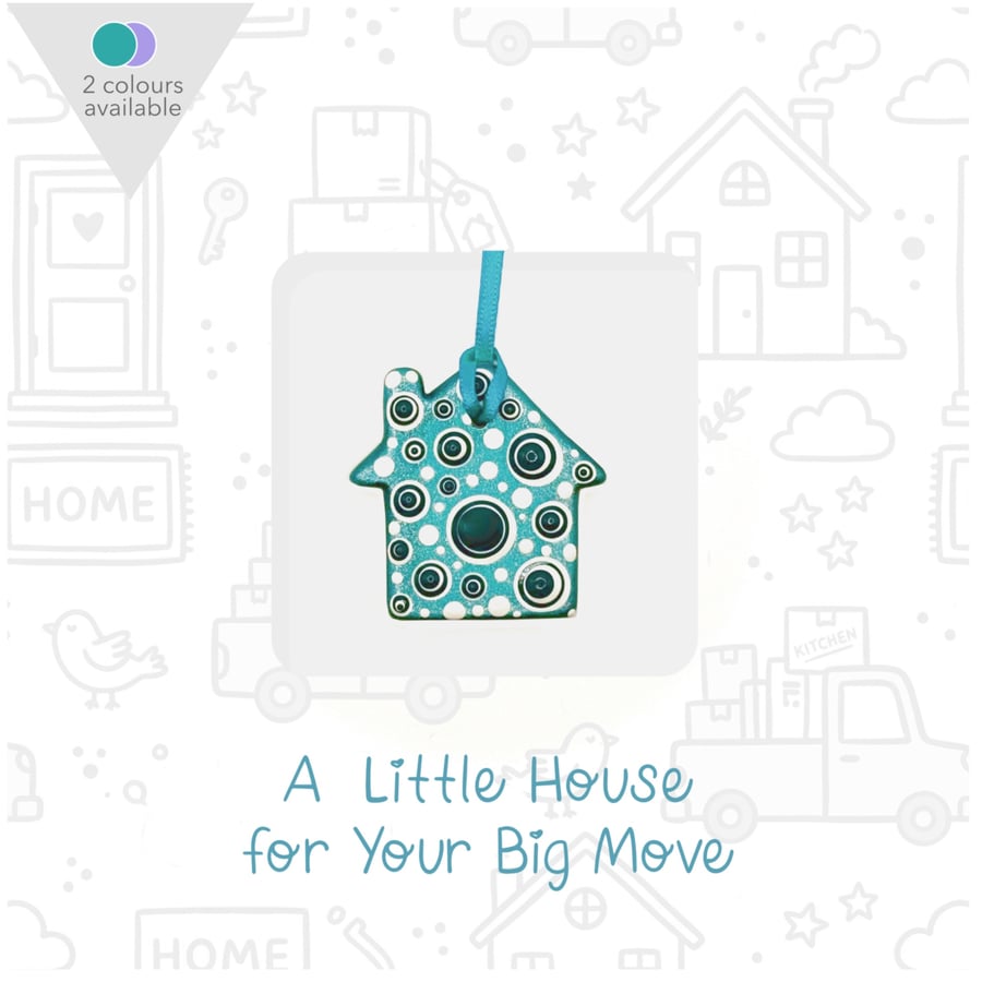 Moving Home Ceramic Keepsake Card