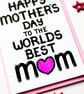 Happy Mother's Day To The Worlds Best Mum Mother's Day Card - Image 6