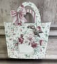 Gift Bag (Stripe) filled with Ephemera by Carolee Crafts CR 0017 - Image 1