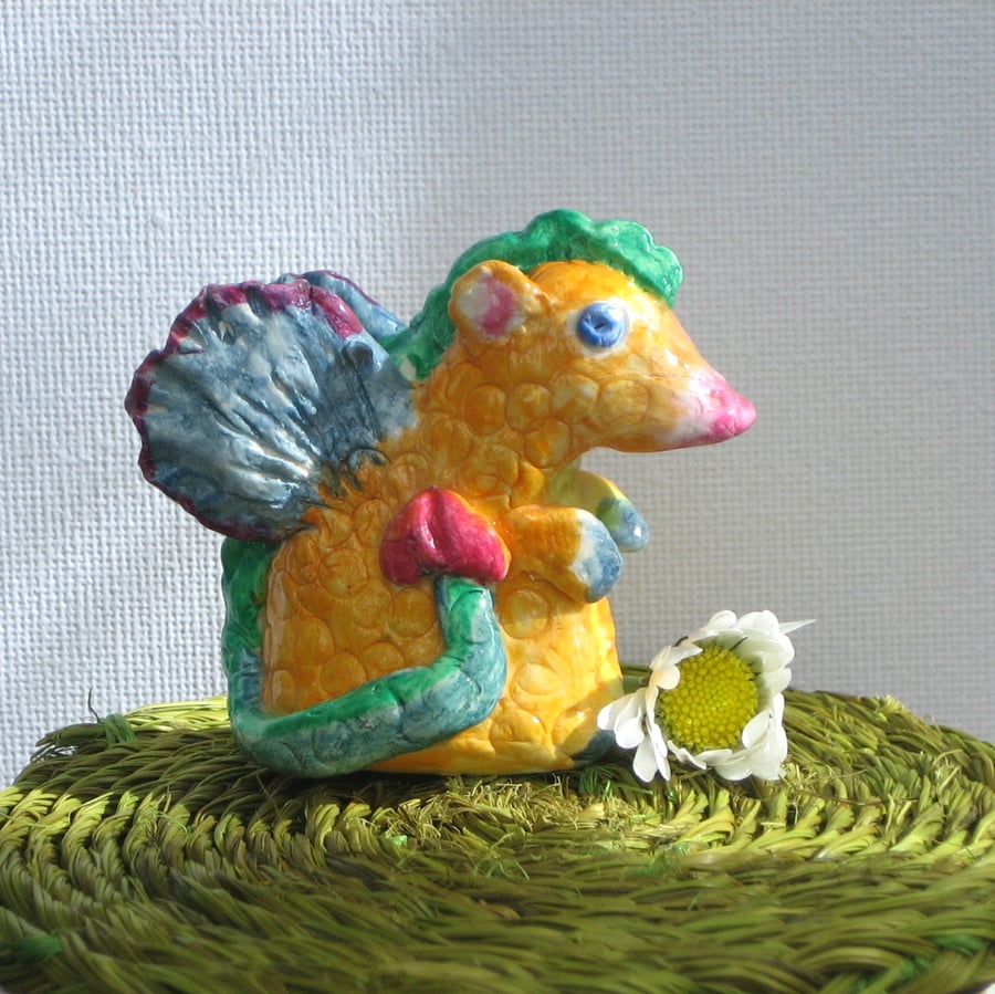 Sale! Baby Dragon Model in Clay. Half-price!