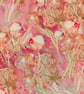 Pink floral satin necklace - Image 7