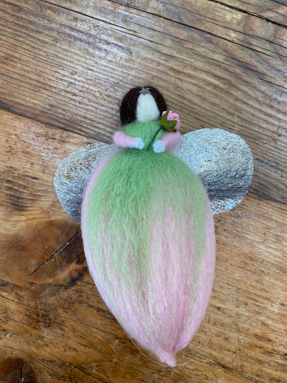  Felt Flower Fairy. (384)
