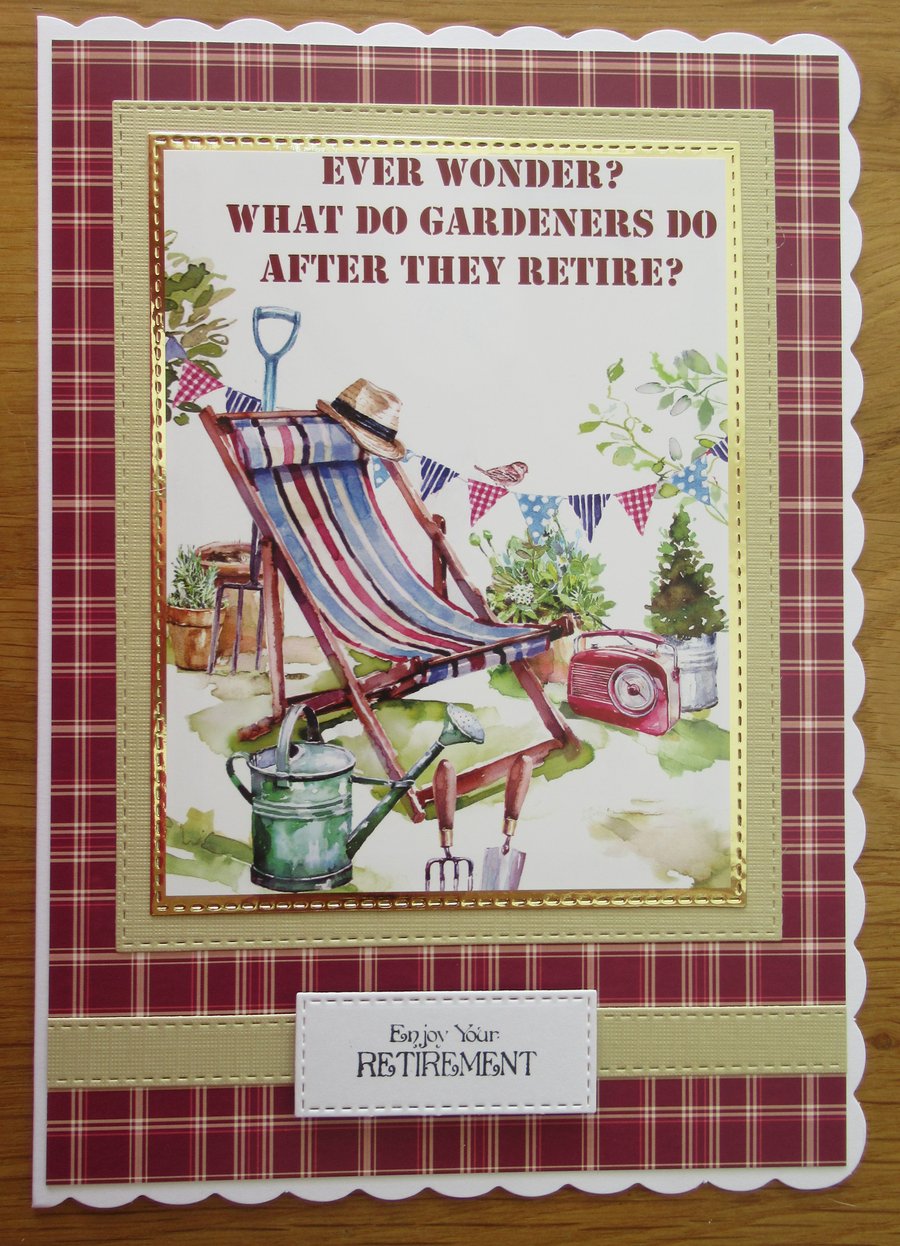 Gardeners - A5 Retirement Card