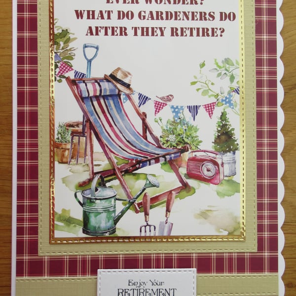 Gardeners - A5 Retirement Card