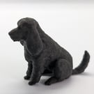 Cocker spaniel dog miniature  home decoration, freestanding