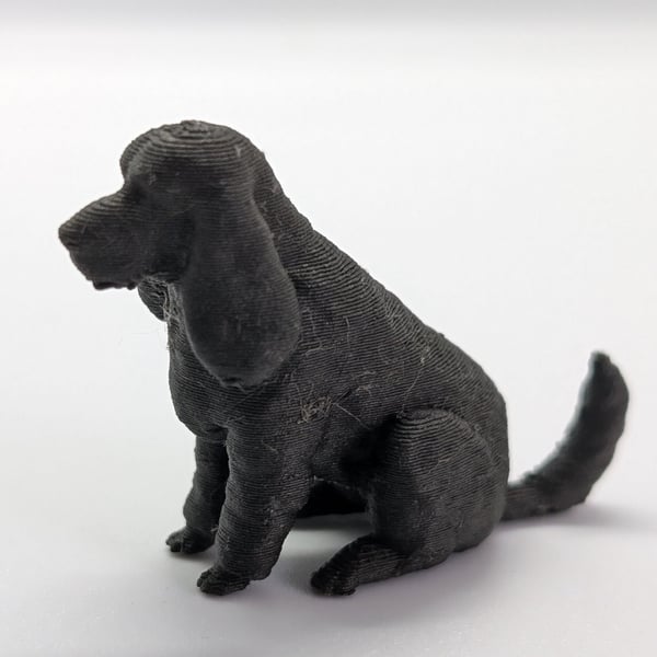 Cocker spaniel dog miniature  home decoration, freestanding