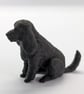 Cocker spaniel dog miniature  home decoration, freestanding