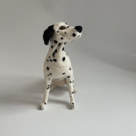 Needlefelted Dalmation Dog