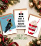 Pack of 3 Cornwall Christmas Cards - Cute Festive Greeting Cards