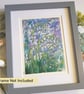 Bluebells mixed media painting, original floral artwork, spring gift - Image 8