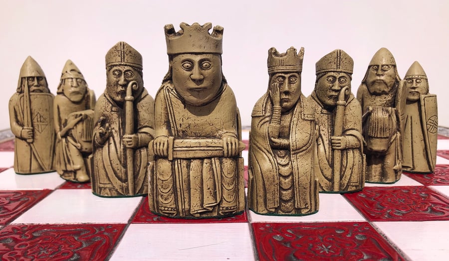 Lewis Chessmen - Extra large Isle of Lewis Chess set 