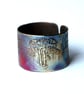 Etched copper tree ring - adjustable size - Image 3