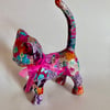 Colourful and cute decopatch cat 